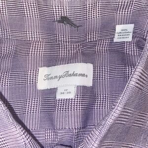 Tommy Bahama Lavender Checkered Shirt